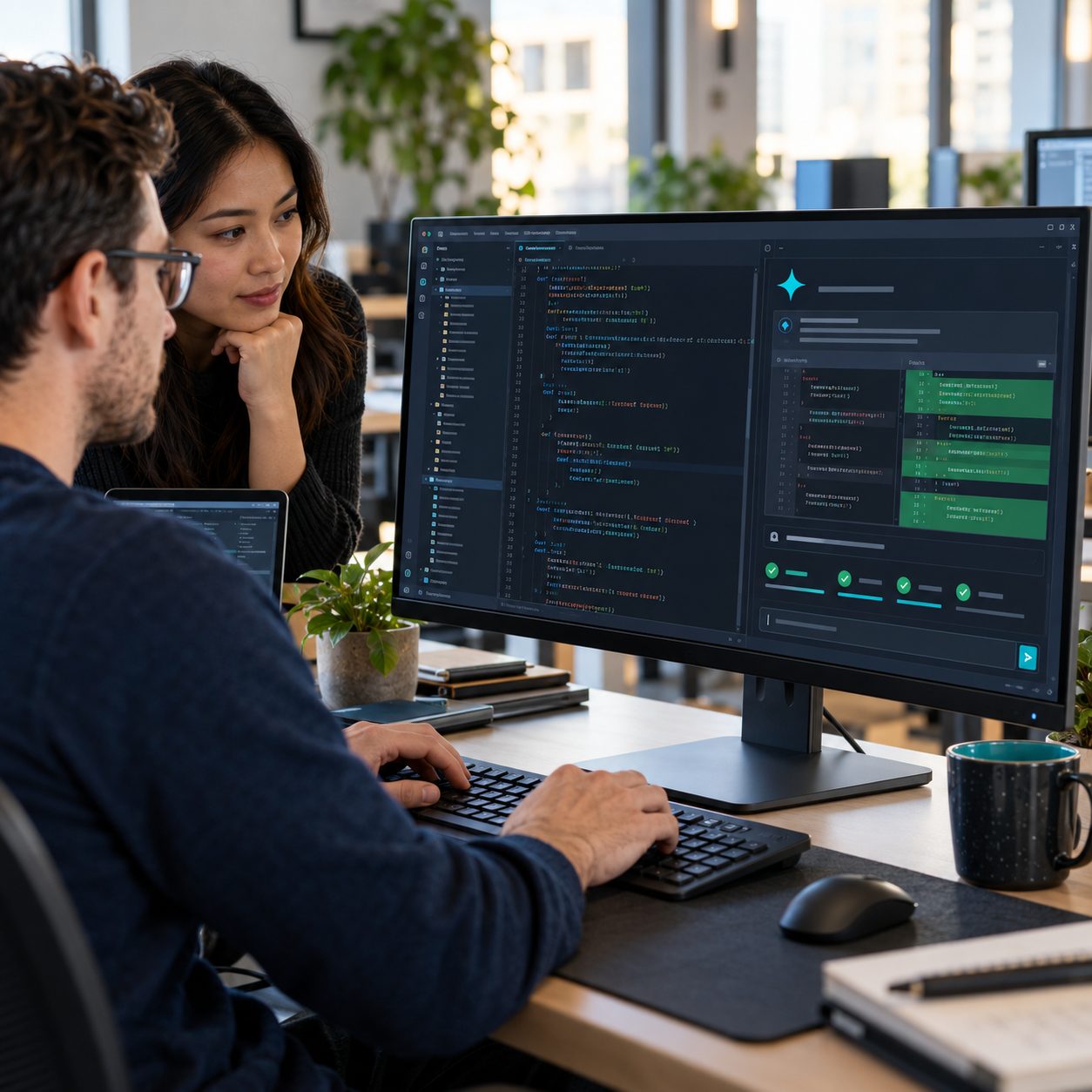 Equipo usando IA en el ciclo de desarrollo